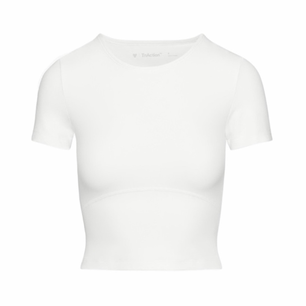 aritzia TNA white butter bound t-shirt